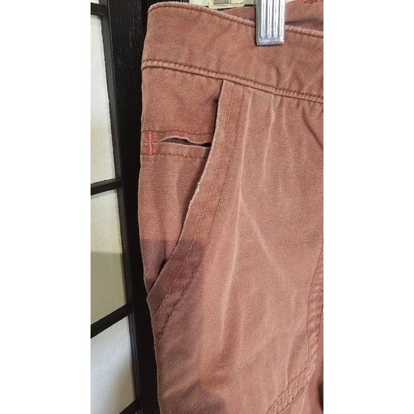AMERICAN EAGLE Womens Wide Leg‎ Capri Size 10 Medium Brown Drawstring Pants - Picture 5 of 7